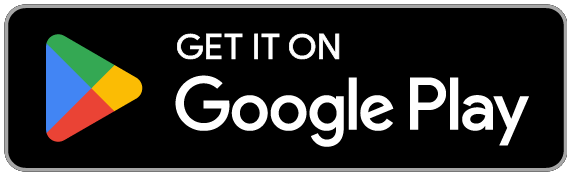 Get it on google play" badge with google play logo on dark background.